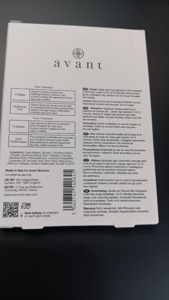 Avant Skincare Hydra-Bright Collagen Eye Restoring Pads review photo by lamamaishere