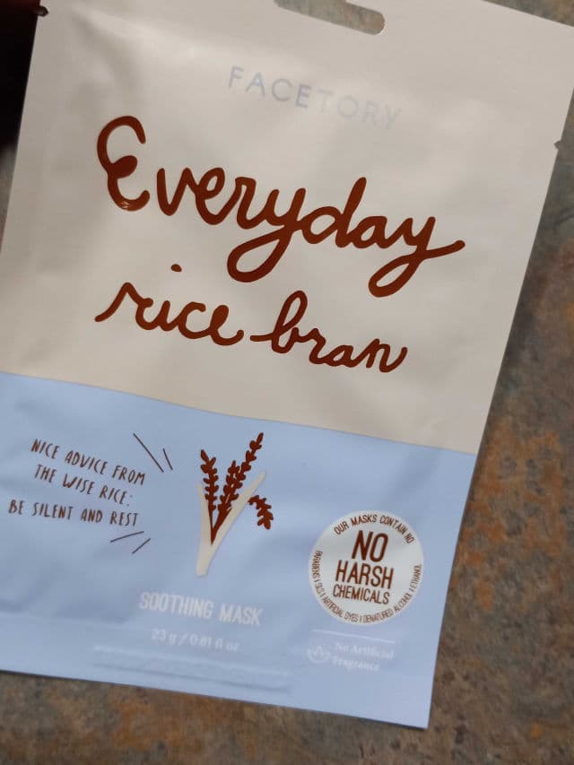 FaceTory Everyday Rice Bran Soothing Mask review photo by lamamaishere