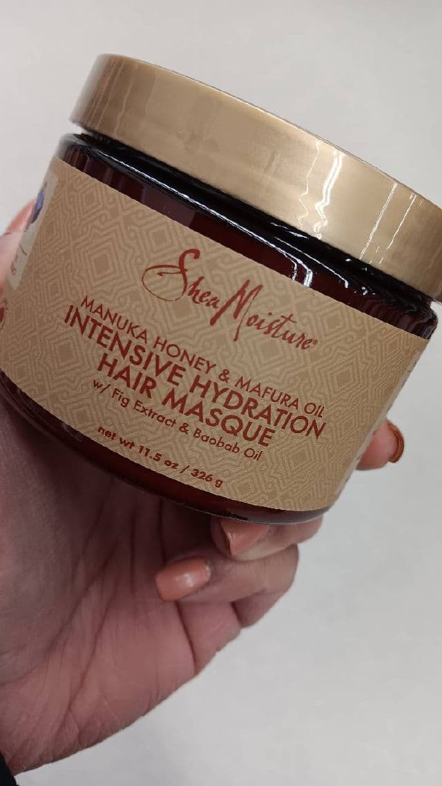 SheaMoisture Manuka Honey & Mafura Oil Intensive Hydration Hair Masque review photo by lamamaishere