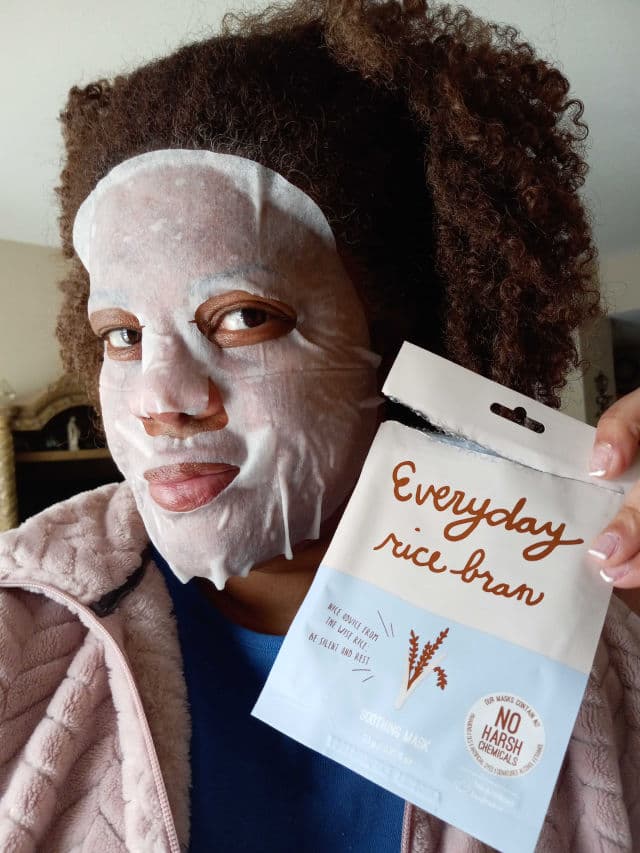 FaceTory Everyday Rice Bran Soothing Mask review photo by lamamaishere