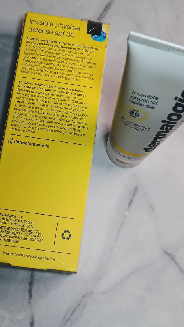 Dermalogica Invisible Physical Defense Sunscreen SPF 30 review photo by lamamaishere