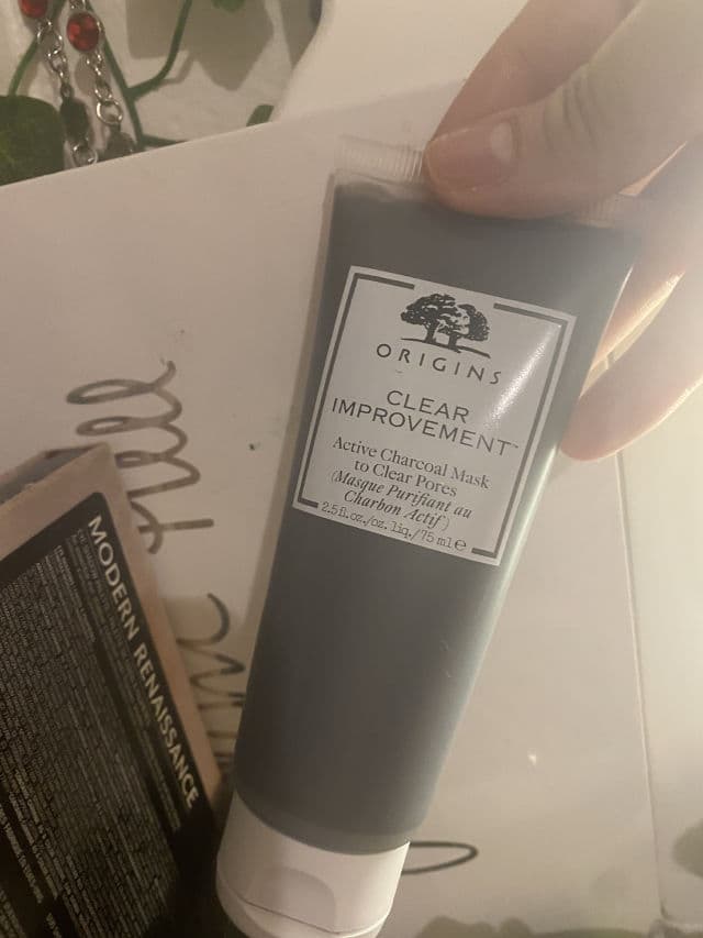 Origins Clear Improvement™ Active Charcoal Exfoliating Cleansing Powder to Clear Pores review photo by Spirled