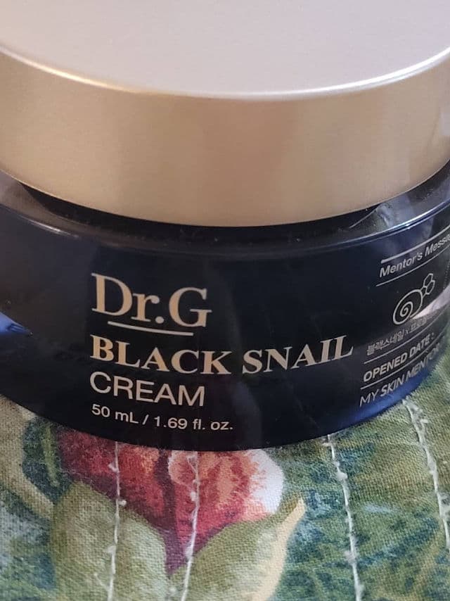DR.G Black Snail Cream review photo by Alliekat76