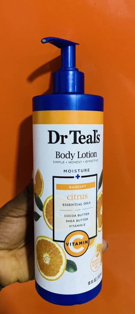 Dr Teal's Moisture + Radiant Body Lotion with Vitamin C & Citrus Essential oil review photo by skinwithpheyi