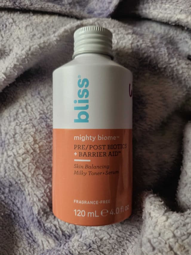 Bliss Mighty Biome Pre/Post Biotics + Barrier Aid™ Toner + Serum review photo by kasseyp