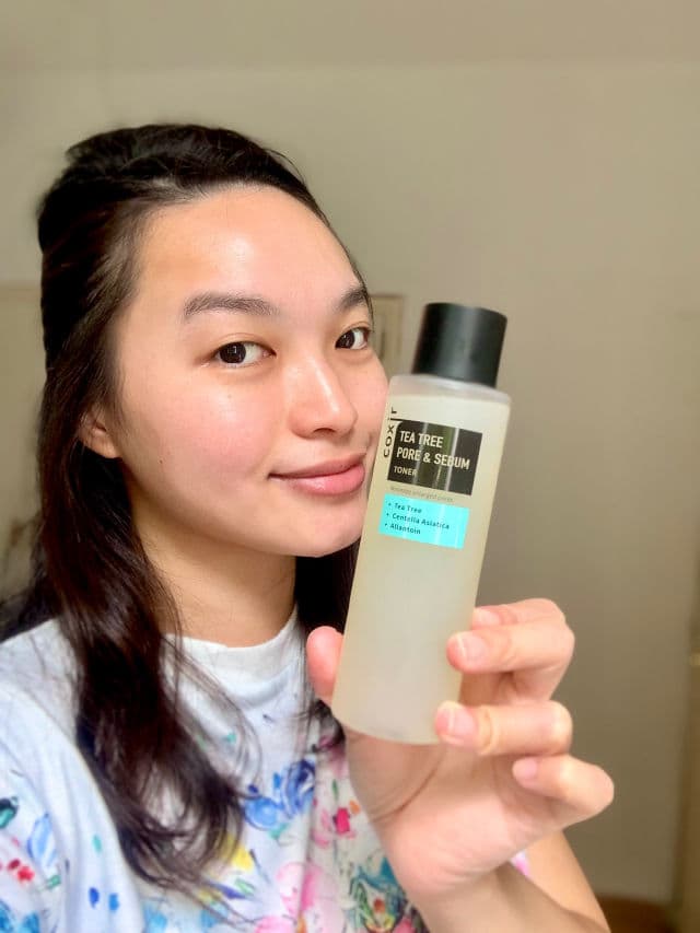 Coxir Tea Tree Pore & Sebum Toner review photo by kemsworld