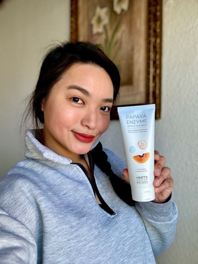 OOTD BEAUTY Papaya Enzyme Gentle Cleanser review photo by kemsworld