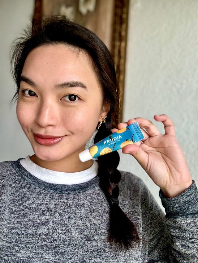 Frudia Mango Honey Sleep Lip Mask review photo by kemsworld