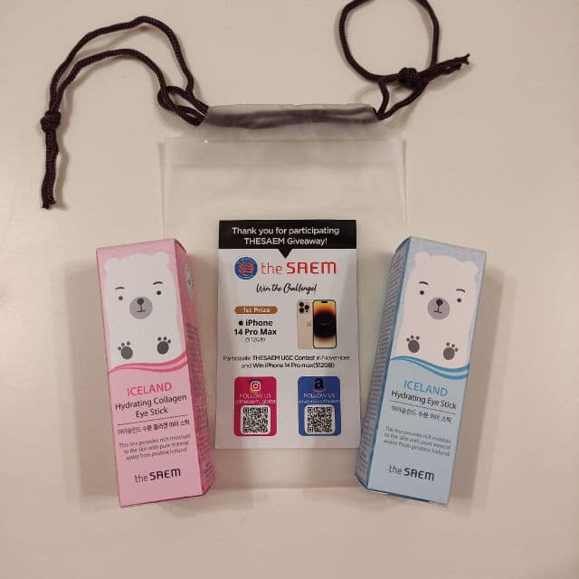 THE SAEM Iceland Hydrating Collagen Eye Stick review photo by Shellprocter