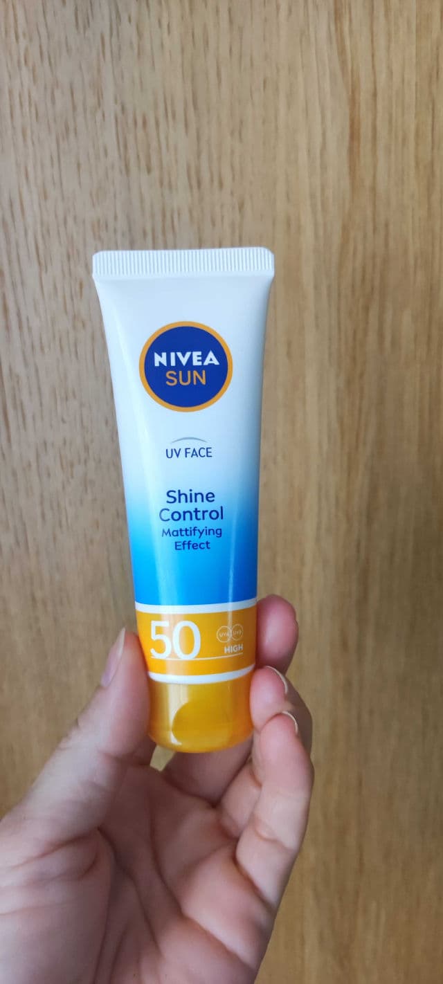 Nivea UV Face Shine Control Mattifying Effect SPF 50 review photo by im40andhappy