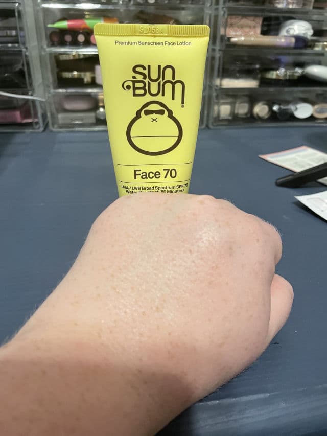 Sun Bum Original SPF 70 Sunscreen Face Lotion review photo by GRWMelOfficial