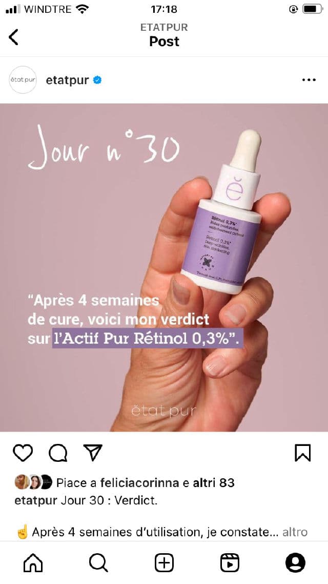 Etat Pur Retinol 0.3% Pure Active review photo by Maddy3007