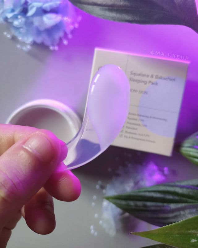 Ondo Beauty 36.5 Squalane & Bakuchiol Sleeping Pack review photo by maikeup