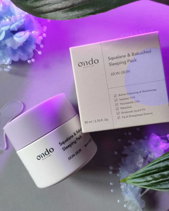 Ondo Beauty 36.5 Squalane & Bakuchiol Sleeping Pack review photo by maikeup