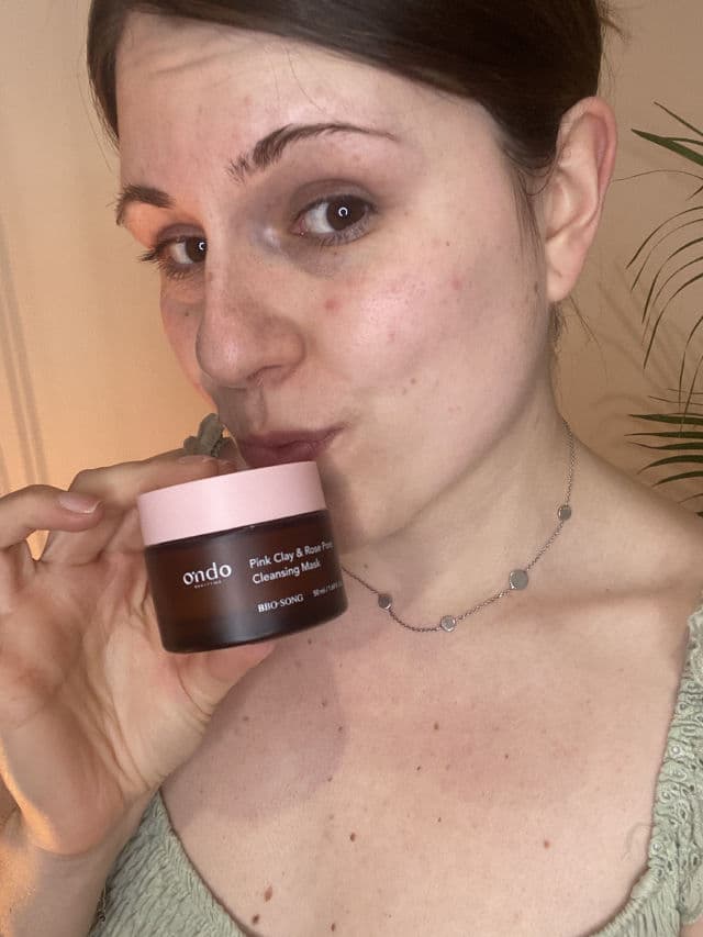 Ondo Beauty 36.5 Pink Clay & Rose Pore Cleansing Mask review photo by worldbeautyandglo