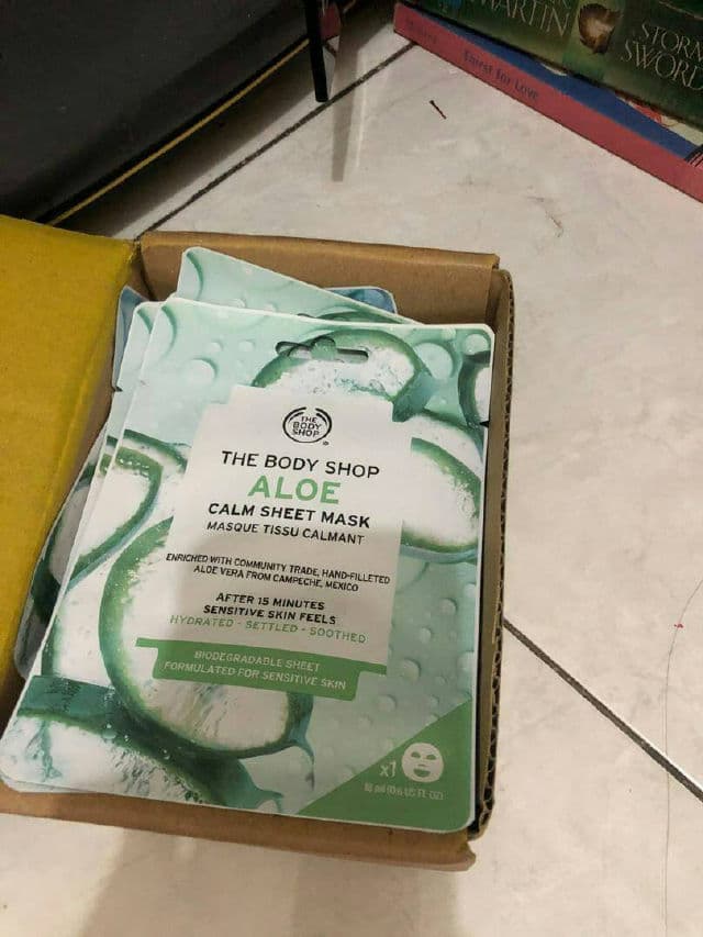 The Body Shop Aloe Calm Hydration Sheet Mask review photo by SamiraHasanah
