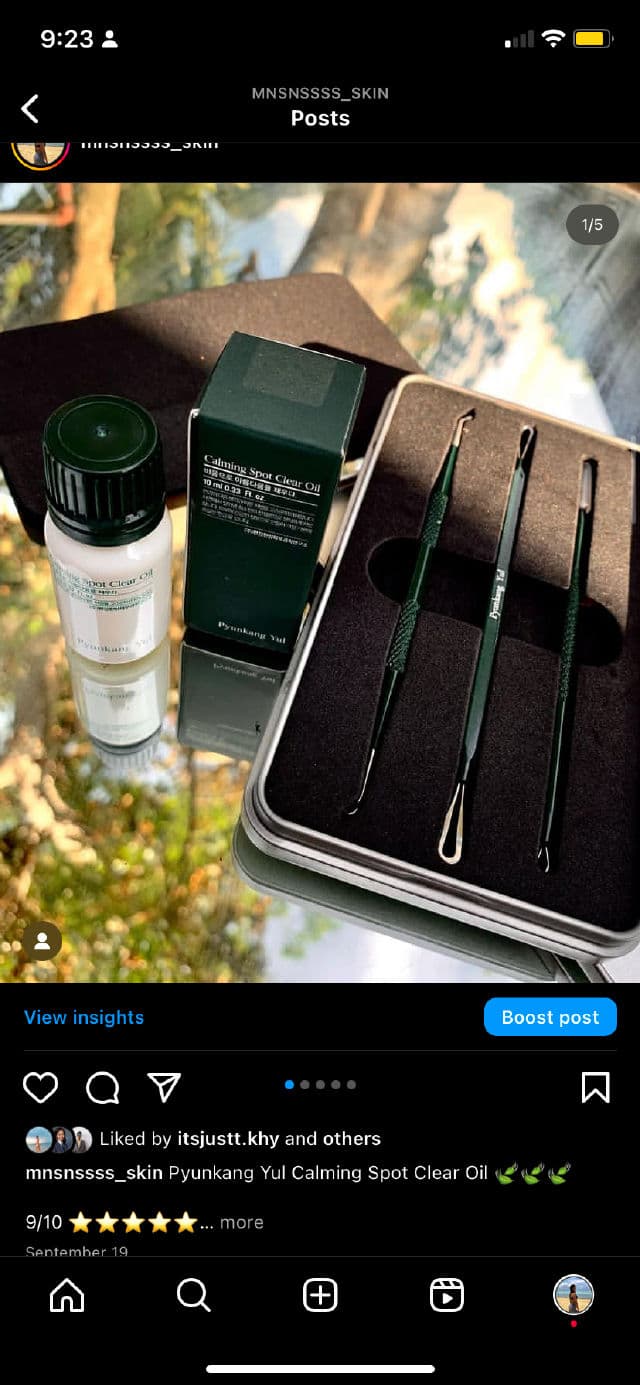 Pyunkang Yul Calming Spot Clear Oil review photo by Mansanas