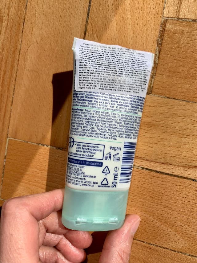 Sundance Sensitiv Sonnenfluid LSF 50+ review photo by AlexandraPainter