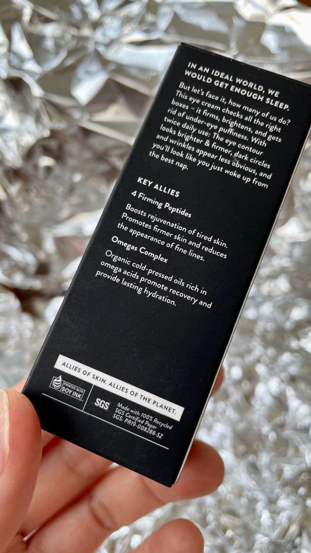 Allies of Skin Peptides & Omegas Firming Eye Cream review photo by AlexandraPainter