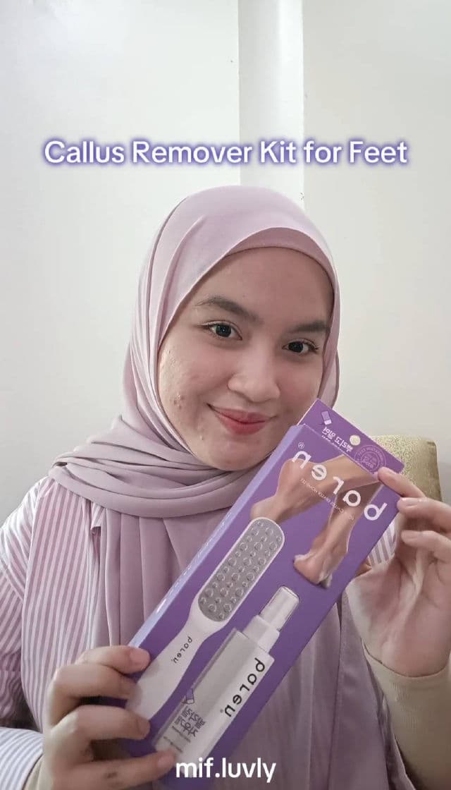 Baren Callus Remover Kit for Feet: Foot File & Peeling Foot Spray review photo by mifunnie