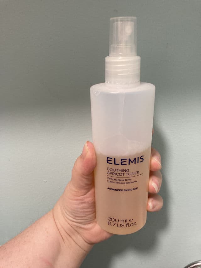 Elemis Soothing Apricot Toner review photo by ChrissyJane
