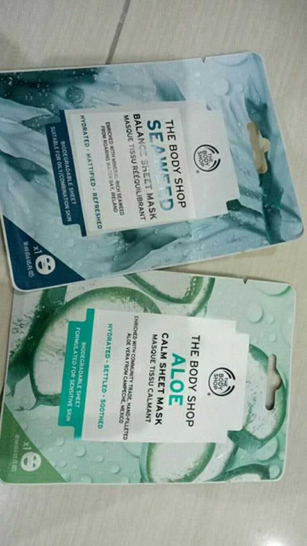 The Body Shop Aloe Calm Hydration Sheet Mask review photo by pebriyanti