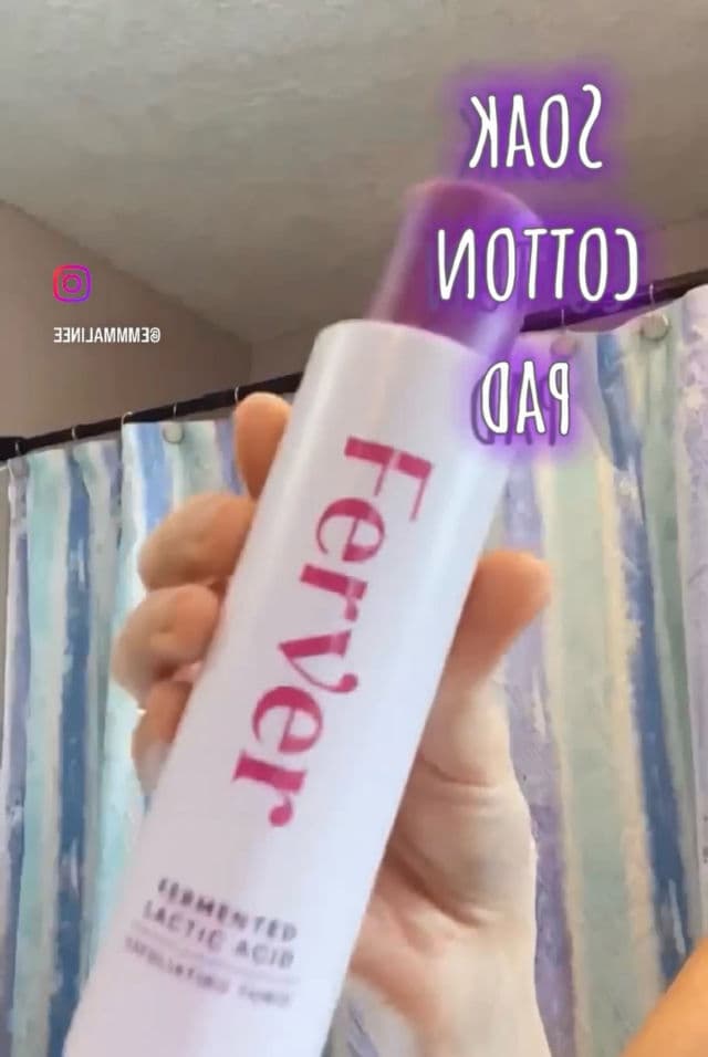 Ferver Skincare Fermented Lactic Acid Tonic Face Treatment review photo by emmaline