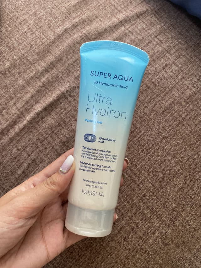 MISSHA Super Aqua Ultra Hyalron Peeling Gel review photo by Nies