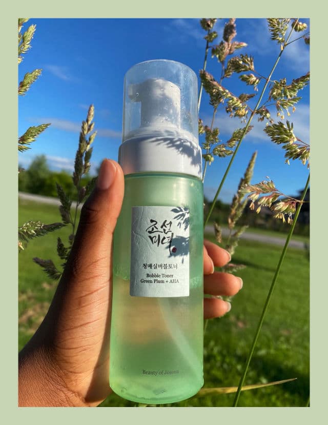 BEAUTY OF JOSEON Bubble Toner Green Plum + AHA review photo by NASISKIN