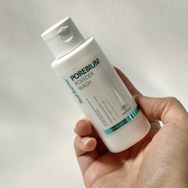 Real Barrier Pore Bium Powder Wash review photo by Renlau