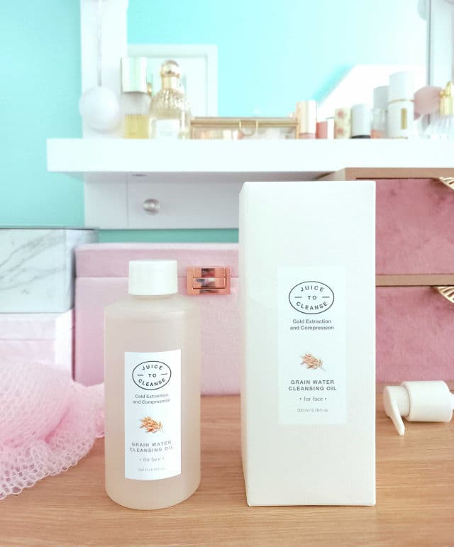 Juice To Cleanse Grain Water Cleansing Oil review photo by thepinkbeautybag