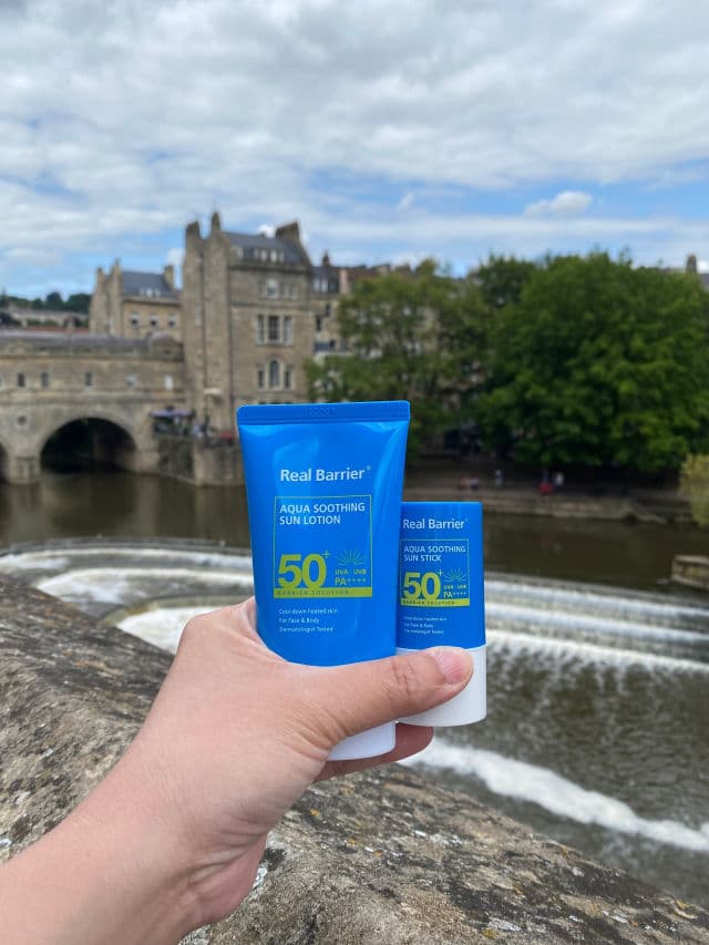 Real Barrier Aqua Soothing Sun Stick SPF50+PA++++ review photo by myskincarejrnl