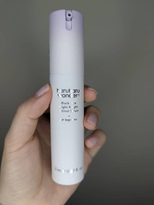 HaruHaru WONDER Black Rice Night Knight Retinol Serum review photo by vanicream