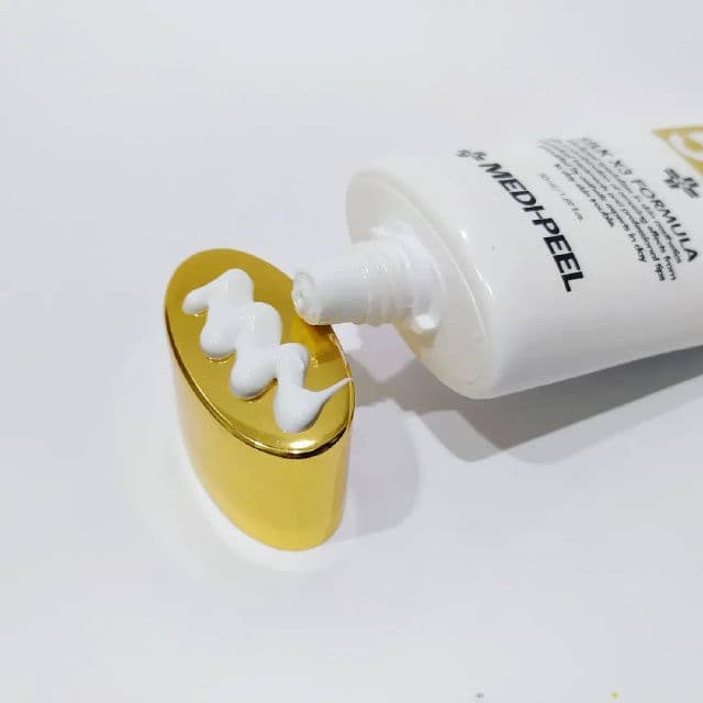 medi-peel Active Silky Sun Cream SPF50+ PA+++ review photo by peachperfectskin