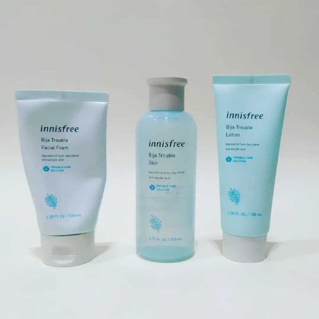 INNISFREE Bija Trouble Skin review photo by peachperfectskin