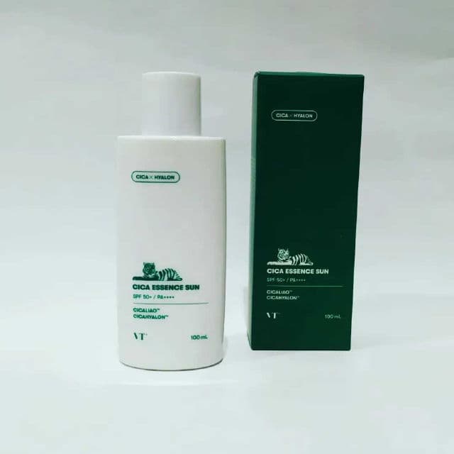 VT COSMETICS Cica Essence Sun SPF50+ PA ++++ review photo by peachperfectskin
