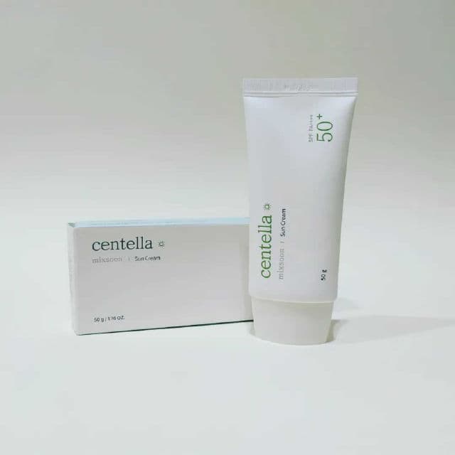 MIXSOON Centella Asiatica Sun Cream SPF 50+ PA++++  review photo by peachperfectskin