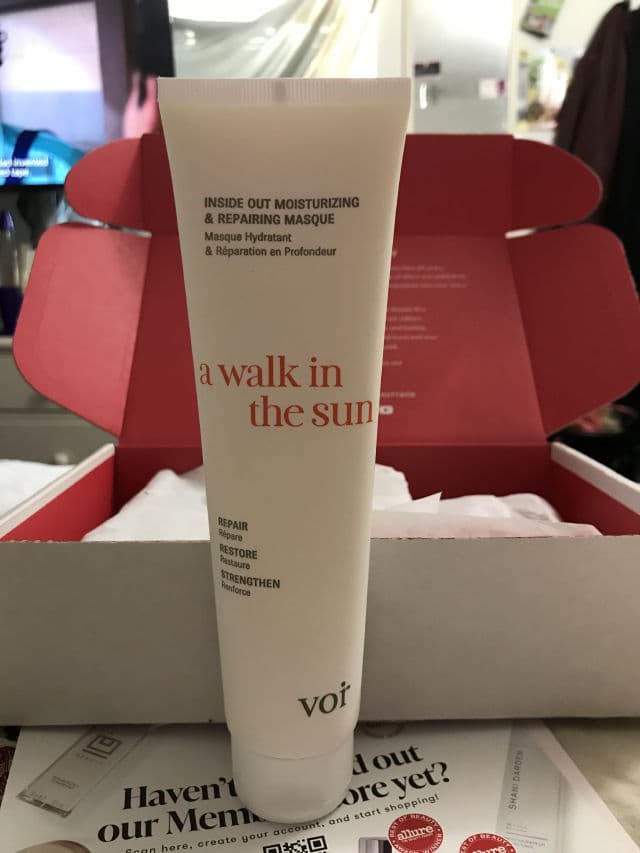 Voir A Walk in the Sun - Inside Out Moisturizing & Repairing Masque review photo by Mommabear0f4