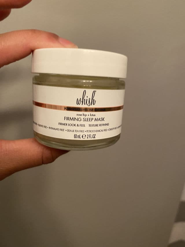 Whish Rose Hip + Lotus Firming Sleep Mask review photo by kayajordyn