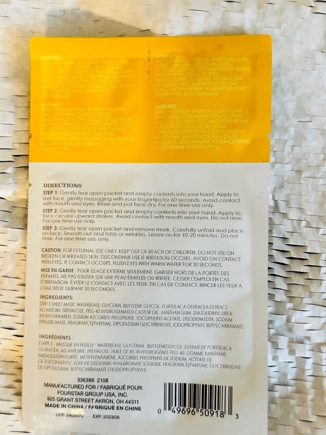b.pure Vitamin C & E 3-Step Facial Kit review photo by Lingua