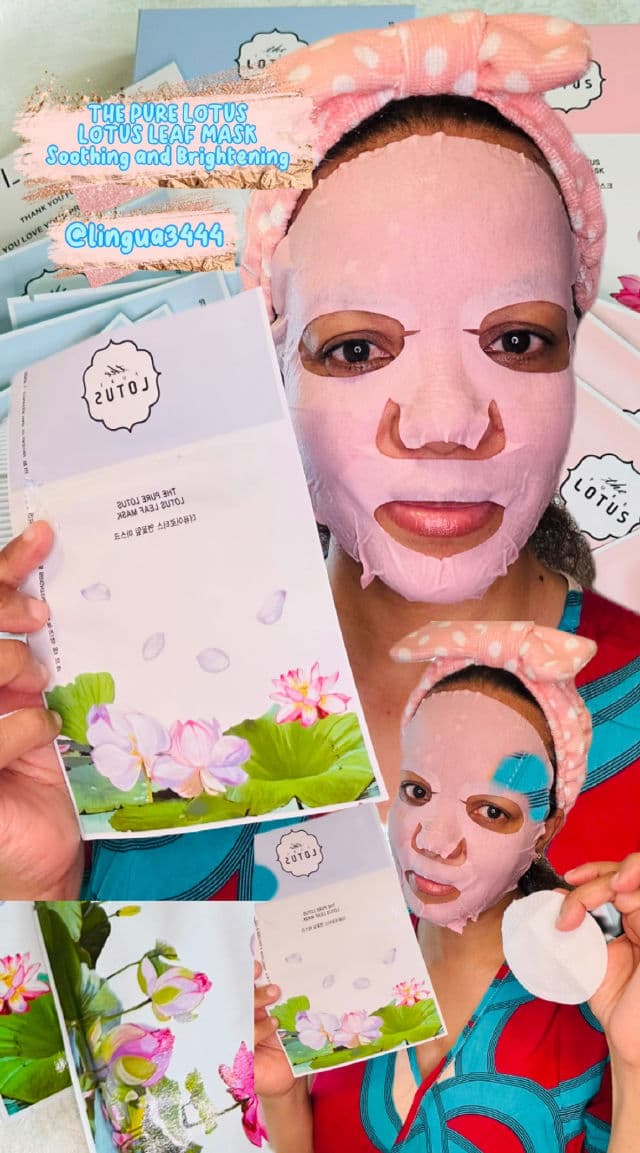The Pure Lotus Soothing & Brightening Mask review photo by Lingua