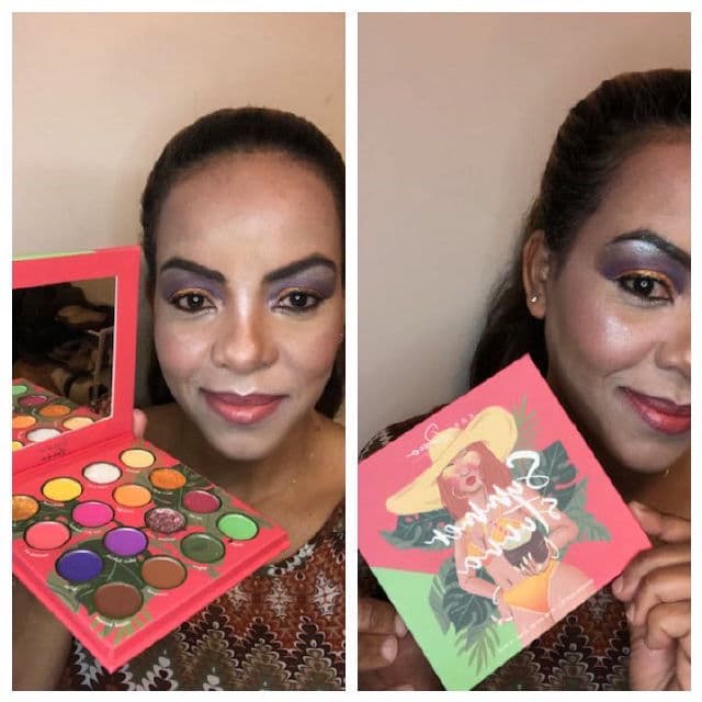 KARA Beauty Summer Stunna Eyeshadow Palette review photo by Lingua