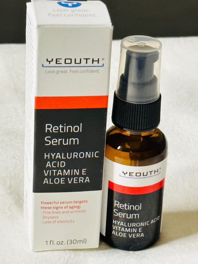YEOUTH Retinol Serum Hyaluronic Acid Vitamin E Aloe Vera review photo by Lingua
