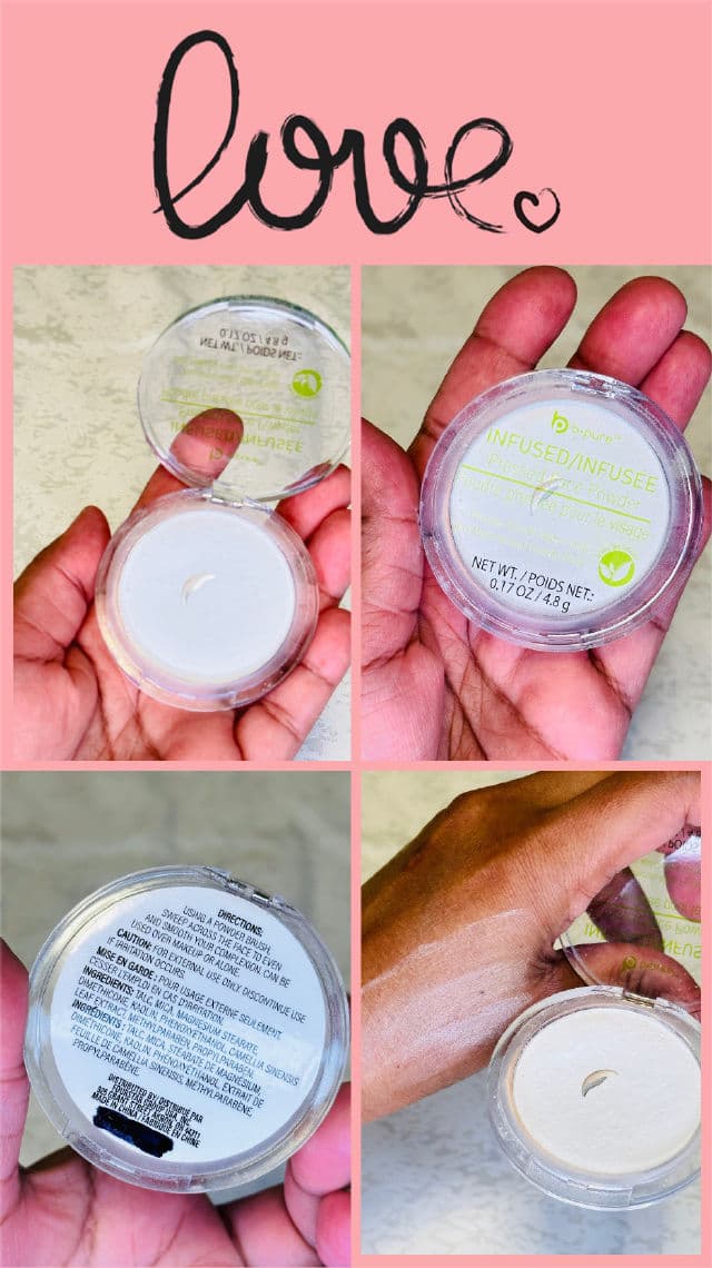 b.pure Green Tea Infused Face Powder review photo by Lingua