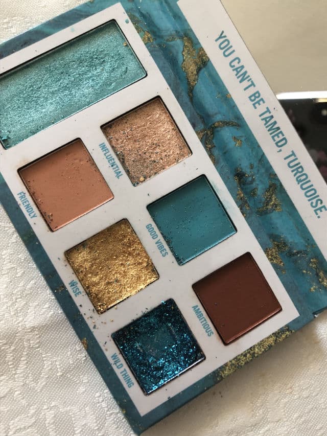 BH Cosmetics Turquoise for December Eyeshadow Palette review photo by Lingua