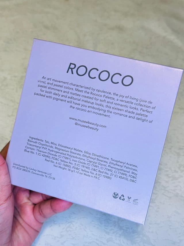 Kailav Rococo Palette review photo by Lingua