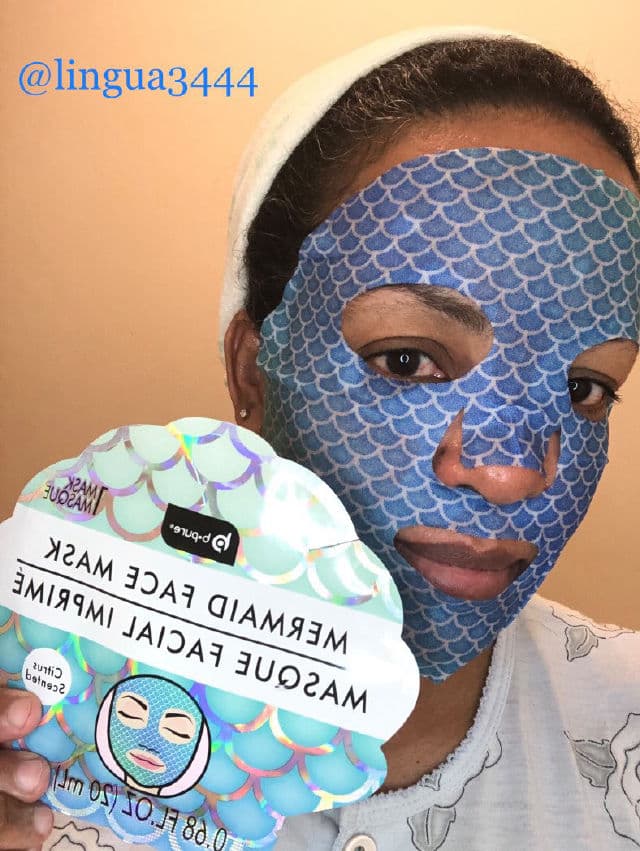 b.pure Mermaid Face Mask - Citrus Scented review photo by Lingua