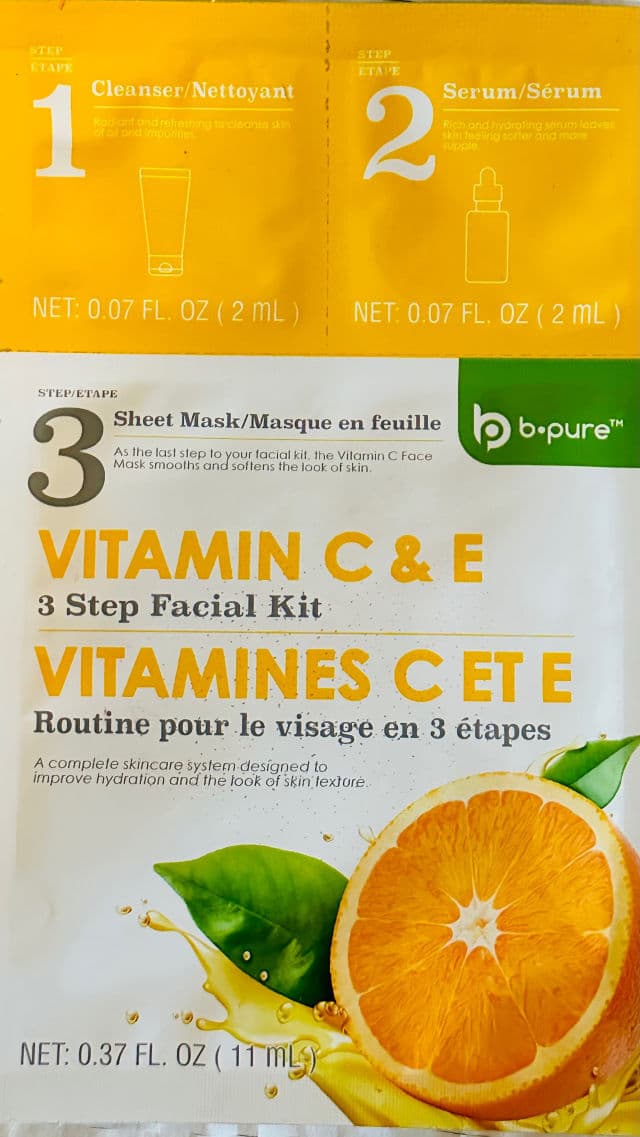 b.pure Vitamin C & E 3-Step Facial Kit review photo by Lingua