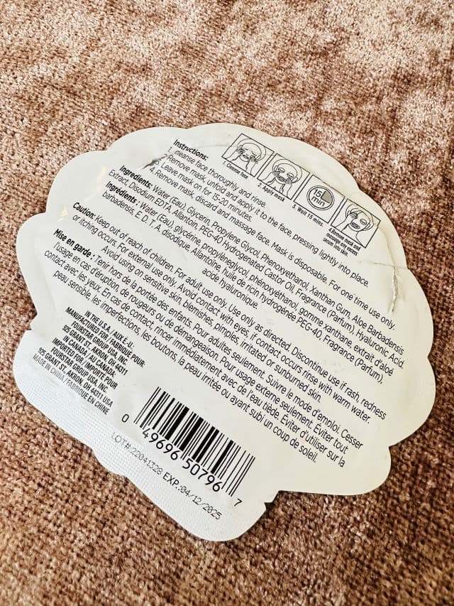 b.pure Mermaid Face Mask - Citrus Scented review photo by Lingua