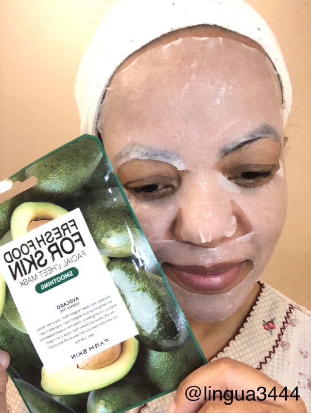 Farmskin Fresh Food For Skin Facial Sheet Mask - Avocado (Smoothing) review photo by Lingua